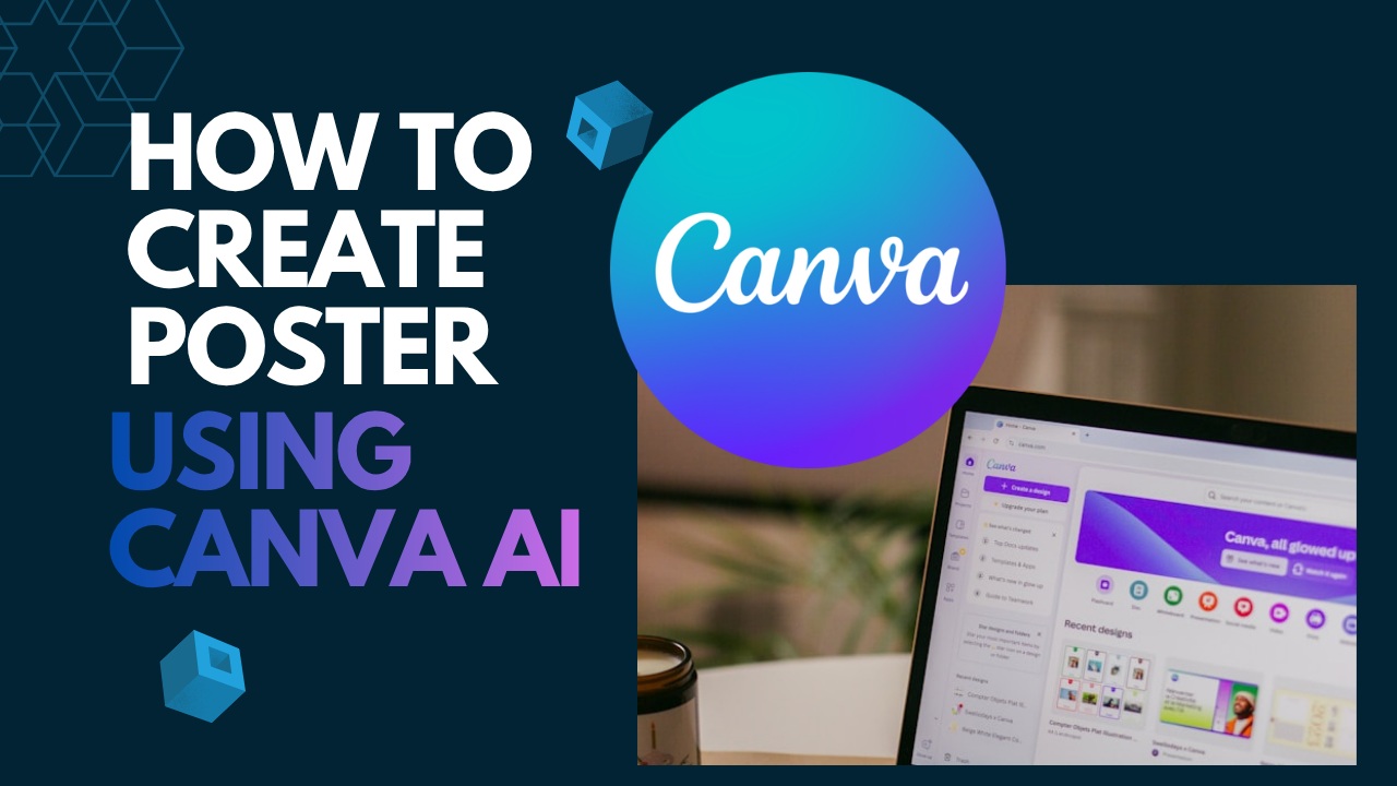 Creating social media posters using Canva AI